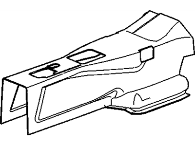 GM 20818473 Carpet Assembly, Floor Panel Tunnel *Ebony