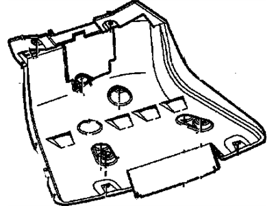 GM 92183575 Deflector, Underbody Rear Air