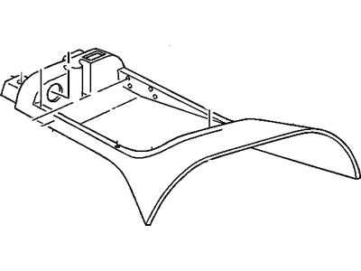 GM 88892563 Console,Front Floor *Neutral