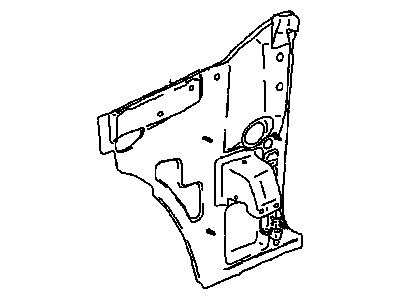 GM 21018523 Panel Asm,Body Hinge Pillar Inner