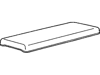 GM 12453159 Lid Asm,Front Seat Folding Storage Armrest *Pewter R