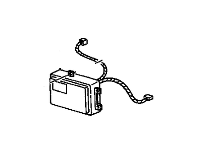 GM 16189895 Control Assembly, Amplitude Modulation/Frequency Modulation Stereo & Clock