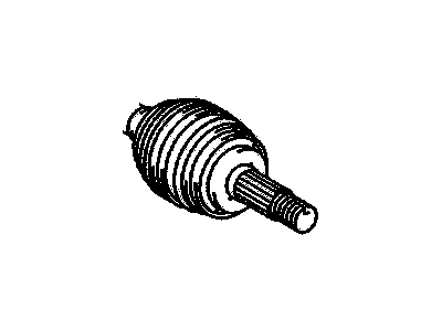2005 Pontiac Vibe Axle Shaft - 88969964