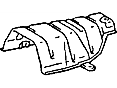 2002 Chevrolet Prizm Exhaust Heat Shield - 94857124