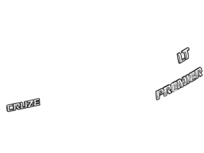 Chevrolet Cruze Emblem - 42656798
