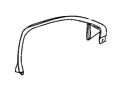 GM 15889096 Weatherstrip,Front Side Door Window Inner