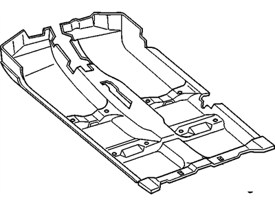 GM 22628611 Carpet Assembly, Floor Panel *Medium Duty Dark Pewter