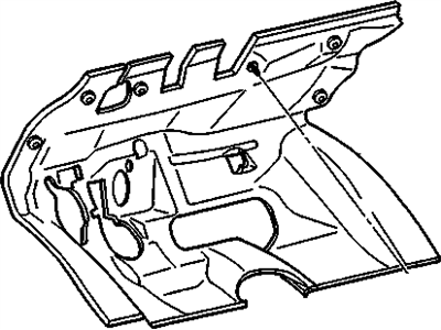 GM 22694834 Barrier Assembly, Dash Panel Sound *Marked Print