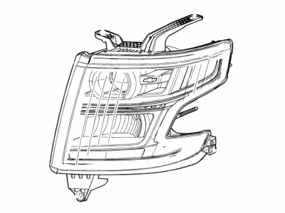 GM 23490006 Headlamp Assembly