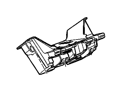 GM 15135020 Bracket Assembly, Instrument Panel Driver Knee Bolster Deflector