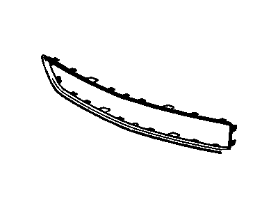GM 15853885 Molding, Radiator Grille Lower *Pearl B*Pearl Bright