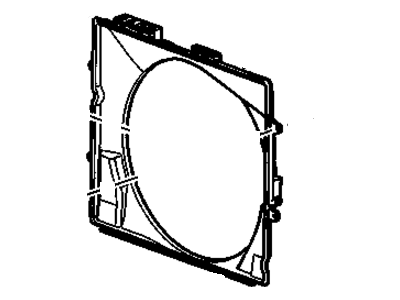 GM 89022527 Shroud,Engine Coolant Fan