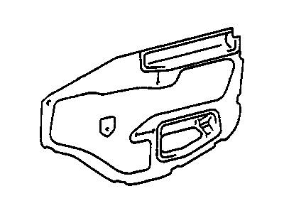 GM 94858711 Deflector - Front Side Door Water