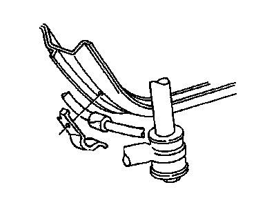 GM 14080717 Bracket, Parking Brake Rear Cable