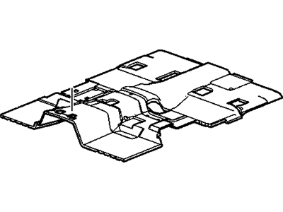 22759505 - Genuine GM Insulator, Floor Panel Front
