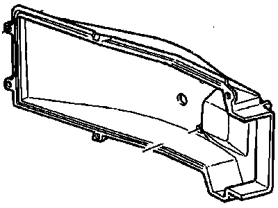 GM 3049615 Case, Heater Rear