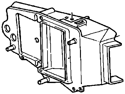 GM 3093344 Case & Fitting Assembly, Heater