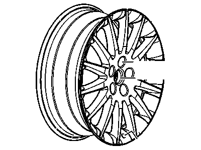 2009 Saturn Aura Spare Wheel - 19149986