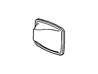 GM 12385590 Mirror Asm,Outside Rear View (Convex)