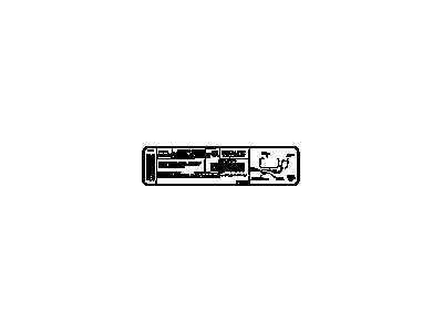 GM 12565727 Label, Vehicle Emission Control Information