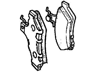 GM 92175205 Pad Kit,Rear Disc Brake