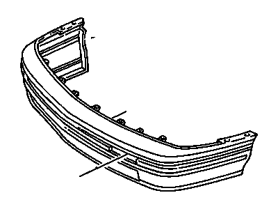 GM 14102816 Front Bumper Cover