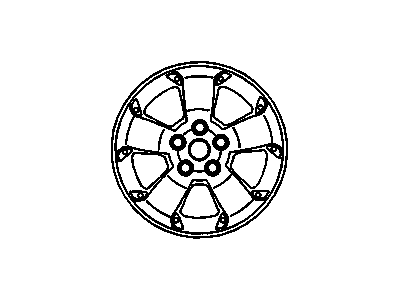 2009 Pontiac Vibe Spare Wheel - 19205356