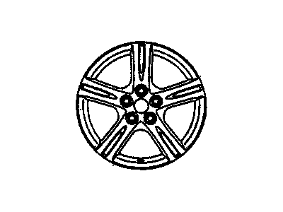 2009 Pontiac Vibe Spare Wheel - 19184108