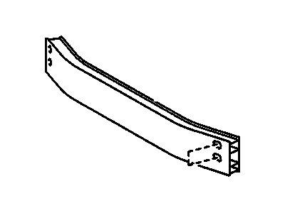 GM 19183891 Bar,Rear Bumper Imp