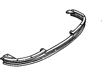 GM 10159253 Panel, Front Bumper Valance Center *Black