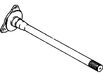 Chevrolet Tracker Axle Shaft - 96058372