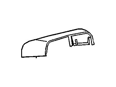 GM 22581730 Cover, Steering Column Bowl Upper Half Trim