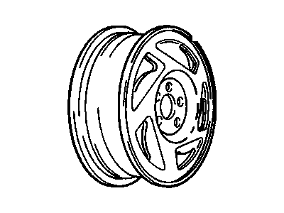 Chevrolet Cavalier Spare Wheel - 22542366