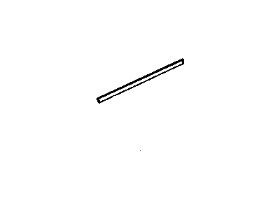 GM 10338838 Strip, Front Side Door Rubber (L/H) 10338838 GM Strip, Front Side Door Rubber (L/H) Illustration 1 of 1