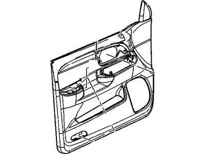 GM 15182590 PANEL, Door Trim/Access