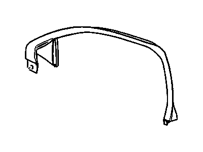 GM 25829822 Weatherstrip Assembly, Front Side Door Window Inner