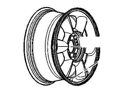 2002 GMC Envoy Spare Wheel - 9595181
