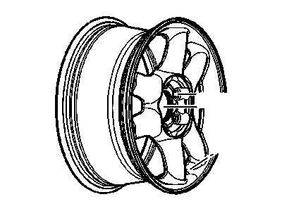 GMC Envoy Spare Wheel - 9597662