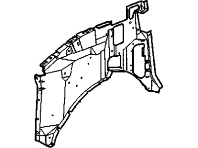19169215 - Genuine GM Panel Asm,Front End Inner Side