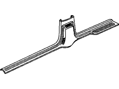 GM 10107200 Panel, Center Pillar Lower Trim Finish R.H. *Very Dark Sapp