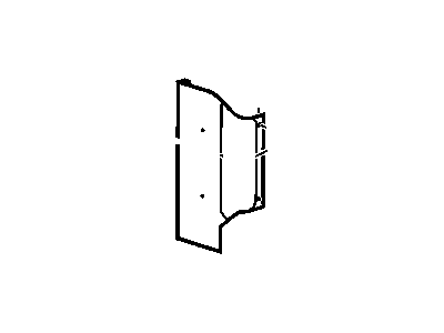 GM 15034805 Baffle Assembly, Radiator Air *Marked Print