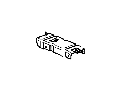 22681764 GM Bracket Assembly, Front Floor Console Illustration 1 of 1
