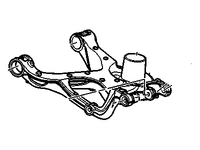 GM 15951978 Rear Lower Suspension Control Arm Assembly