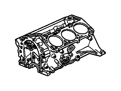 GM 10181366 Engine Asm,3.1 L (189 Cubic Inch Displacement) Service Partial