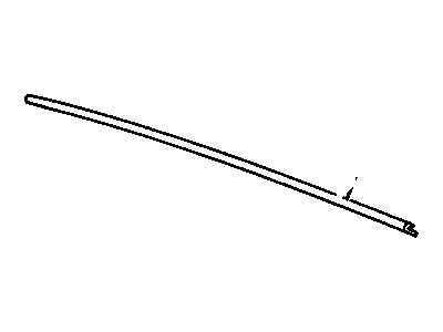 20642844 GM Molding Assembly, Scalp Roof Drip *Black Illustration 1 of 1