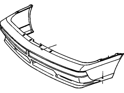 GM 22533267 Front Bumper Cover