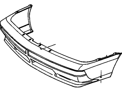 Chevrolet Cavalier Bumper - 22532551