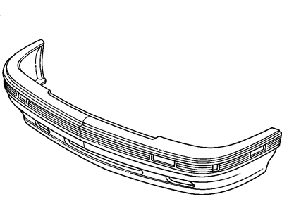 1989 Pontiac LeMans Bumper - 90204504