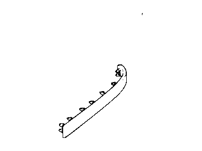 GM 362411 Strip - Rear Bumper Rubber