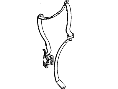 2002 Chevrolet Cavalier Seat Belt - 88951552